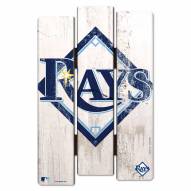 Tampa Bay Rays Wood Fence Sign