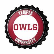 Temple Owls Bottle Cap Wall Sign