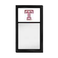 Temple Owls Dry Erase Note Board