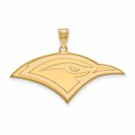 Tennessee Chattanooga Mocs Sterling Silver Gold Plated Large Pendant