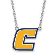 Tennessee Chattanooga Mocs Sterling Silver Large Pendant Necklace