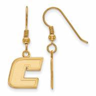 Tennessee Chattanooga Mocs Sterling Silver Gold Plated Small Dangle Earrings