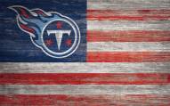 Tennessee Titans 11" x 19" Distressed Flag Sign
