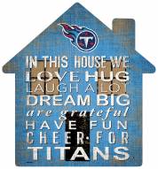 Tennessee Titans 12" House Sign