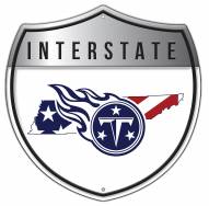 Tennessee Titans 12" Patriotic Interstate Metal Sign