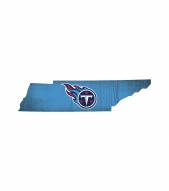 Tennessee Titans 12" Team Color Logo State Sign