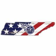 Tennessee Titans 12" USA State Cutout Sign