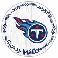 Tennessee Titans 12" Welcome Circle Sign