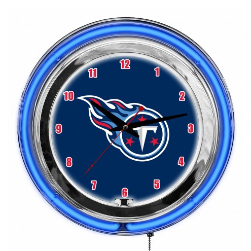 Tennessee Titans 14&quot; Neon Clock