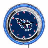 Tennessee Titans 14" Neon Clock