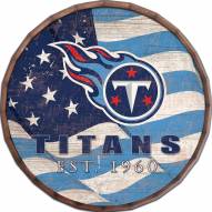 Tennessee Titans 16" Flag Barrel Top