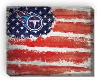 Tennessee Titans 16" x 20" Flag Canvas Print