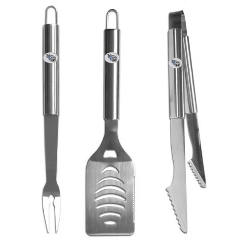 Tennessee Titans 3 Piece Stainless Steel BBQ Set