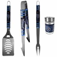 Tennessee Titans 3 Piece Tailgater BBQ Set and Season Shaker