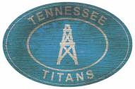 Tennessee Titans 46" Heritage Logo Oval Sign