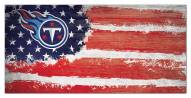 Tennessee Titans 6" x 12" Flag Sign