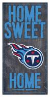 Tennessee Titans 6" x 12" Home Sweet Home Sign