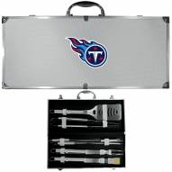 Tennessee Titans 8 Piece Stainless Steel BBQ Set w/Metal Case