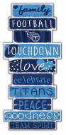 Tennessee Titans Celebrations Stack Sign