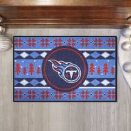 Tennessee Titans Christmas Sweater Starter Rug