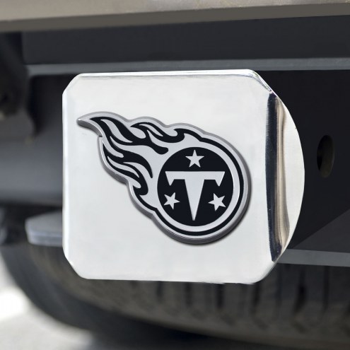 Tennessee Titans Chrome Metal Hitch Cover