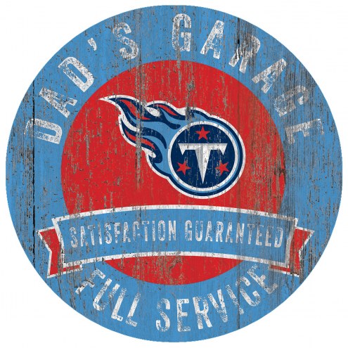 Tennessee Titans Dad's Garage Sign