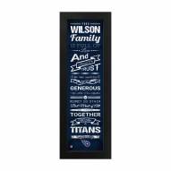 Tennessee Titans Family Cheer Custom Print