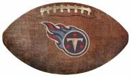 Tennessee Titans Football Shaped Sign