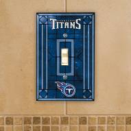 Tennessee Titans Glass Single Light Switch Plate Cover