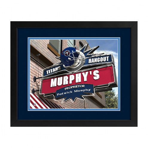 Tennessee Titans Hangout Sign Custom Print