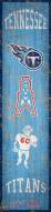 Tennessee Titans Heritage Banner Vertical Sign