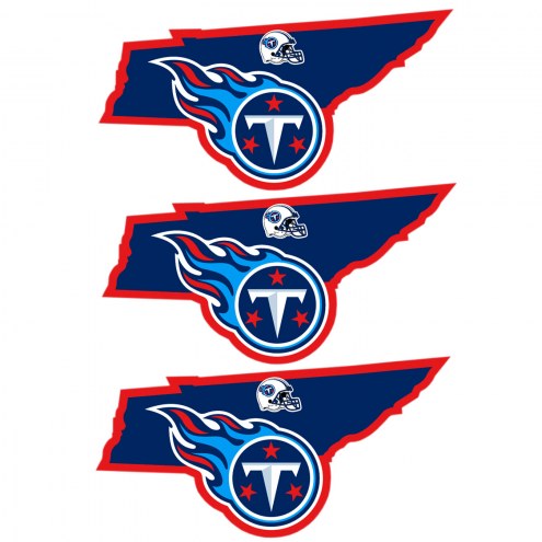 Tennessee Titans Home State Decal - 3 Pack
