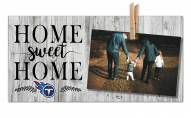 Tennessee Titans Home Sweet Home Clothespin Frame