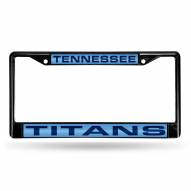 Tennessee Titans Laser Black License Plate Frame