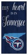 Tennessee Titans My Heart State 6" x 12" Sign