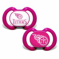 Tennessee Titans Pink Baby Pacifier 2-Pack