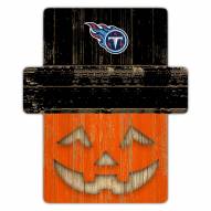 Tennessee Titans Pumpkin Cutout with Stake