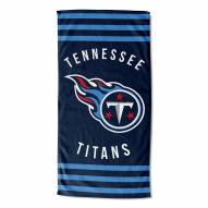Tennessee Titans Stripes Beach Towel