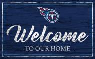 Tennessee Titans Team Color Welcome Sign