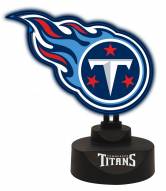 Tennessee Titans Team Logo Neon Light