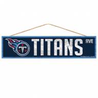 Tennessee Titans Wood Avenue Sign
