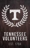 Tennessee Volunteers 11" x 19" Laurel Wreath Sign