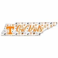 Tennessee Volunteers 12" Floral State Sign