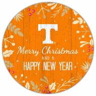 Tennessee Volunteers 12" Merry Christmas & Happy New Year Sign