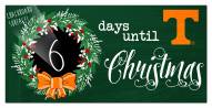 Tennessee Volunteers 6" x 12" Chalk Christmas Countdown Sign