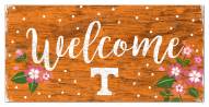 Tennessee Volunteers 6" x 12" Floral Welcome Sign