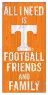 Tennessee Volunteers 6" x 12" Friends & Family Sign