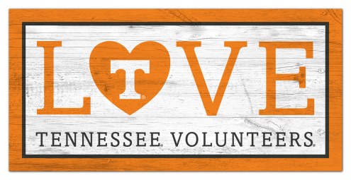 Tennessee Volunteers 6&quot; x 12&quot; Love Sign
