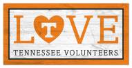Tennessee Volunteers 6" x 12" Love Sign