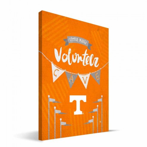 Tennessee Volunteers 8&quot; x 12&quot; Little Man Canvas Print